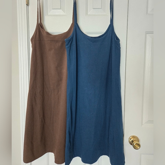 Patagonia Dresses & Skirts - Patagonia Bundle Spaghetti Strap Organic Cotton Womens Dresses Size L
